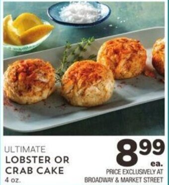 Albertsons Ultimate Lobster or Crab Cake offer