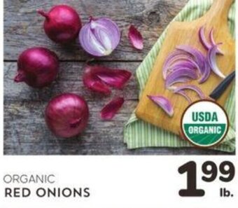 Albertsons Organic Red Onions offer