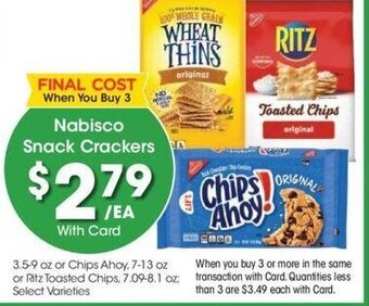 Kroger Nabisco Snack Crackers offer
