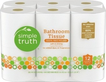 Kroger Simple truth soft & strong bath tissue offer