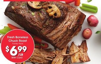 Kroger Fresh boneless chuck roast offer