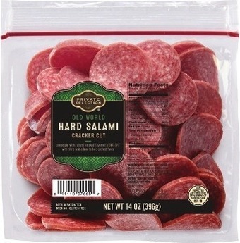 Kroger Private selection sliced pepperoni or salami cracker cuts offer