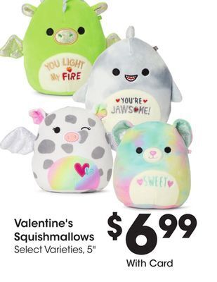 Kroger Valentine's squishmallows offer