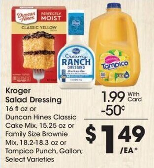 Kroger Kroger Salad Dressing offer