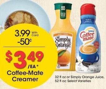 Kroger Coffee-Mate Creamer offer