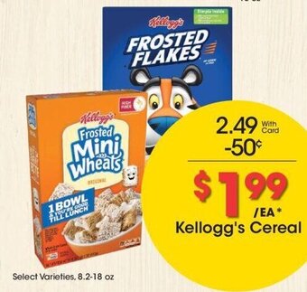 Kroger Kellogg's Cereal offer