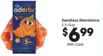 Kroger Seedless Mandarins 5 lb. bag offer
