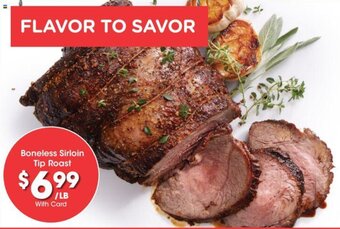 Kroger Boneless Sirloin Tip Roast offer