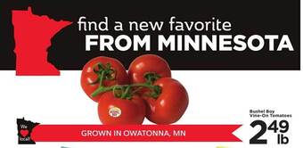 Cub Foods Bushel boy vine-on tomatoes offer