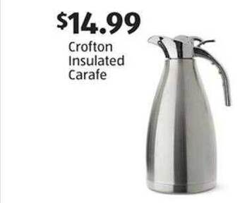 Aldi Crofton insulated carafe offer