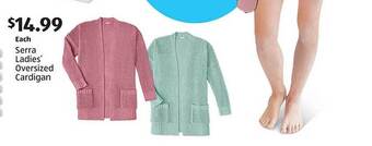 Aldi Serra ladies' oversized cardigan offer