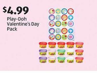 Aldi Play-doh valentine's day pack offer