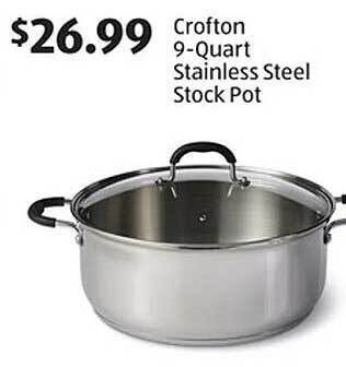 Aldi Crofton 9-quart stainless steel stock pot offer