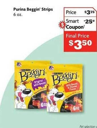 Family Dollar Purina beggin' strips offer