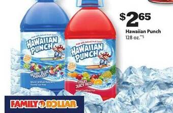 Family Dollar Hawaiian punch offer