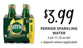Fareway Perrier sparkling water offer
