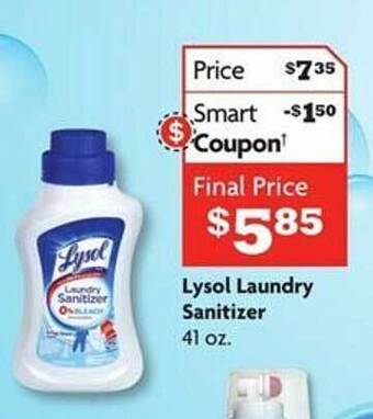 Family Dollar Lysol laundry sanitizer offer