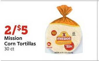 Fareway Mission corn tortillas offer