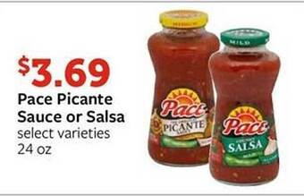 Fareway Pace picante sauce or salsa offer