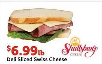 Fareway Deli sliced swiss cheese offer