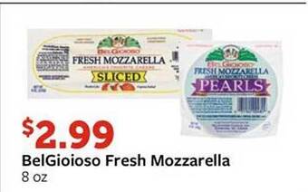Fareway Belgioioso fresh mozzarella offer