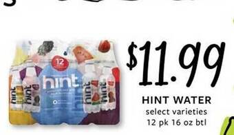 Fareway Hint water offer