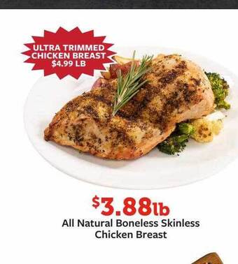 Fareway All natural boneless skinless chicken breast offer