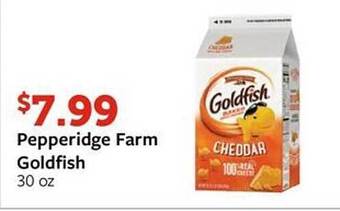 Fareway Pepperidge farm goldfish offer