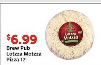 Fareway Brew pub lotzza motzza pizza 12 offer