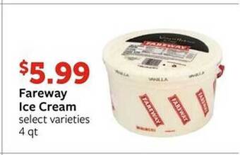 Fareway Fareway ice cream offer