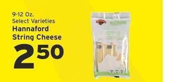 Hannaford Hannaford string cheese offer