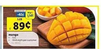 Lidl Mango offer