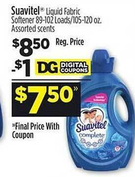 Dollar General Suavitel liquid fabric softener offer