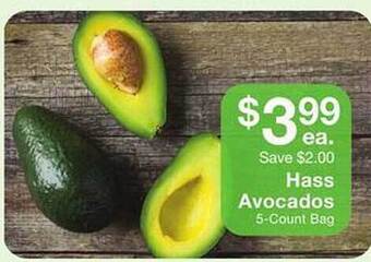 Fairway Store Market Hass avocados offer