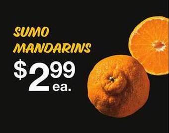 Fairway Store Market Sumo mandarins offer