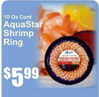 Key Food Aquastar shrimp ring offer