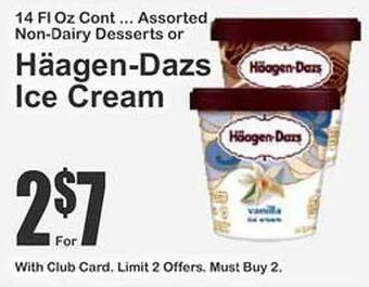 Key Food Häagen-dazs ice cream offer