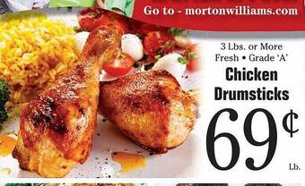 Morton Williams Chicken drumsticks offer