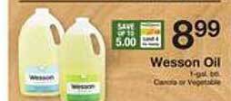 The Fresh Grocer Wesson oil offer