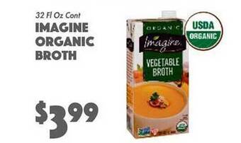 The Food Emporium Imagine organic broth offer