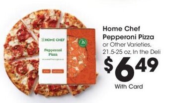 Kroger Home Chef Pepperoni Pizza offer