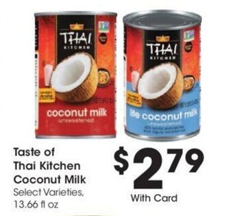 Kroger Taste of Thai Kitchen Coconut Milk 13.66 fl oz offer