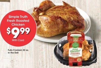 Kroger Simple Truth Fresh Roasted Chicken offer
