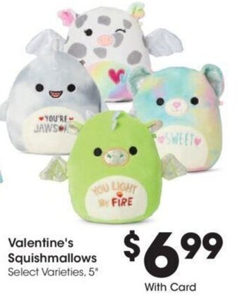 Kroger Valentine's Squishmallows offer