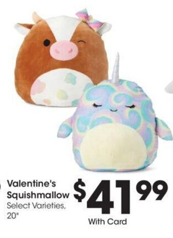 Kroger Valentine's Squishmallow offer