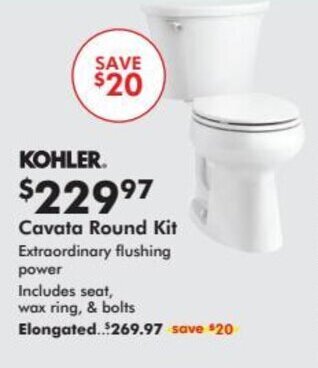 Kohler Cavata Round Kit