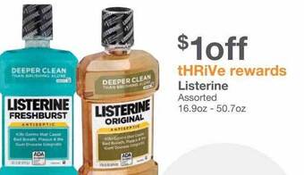 Kinney Drugs Listerine offer