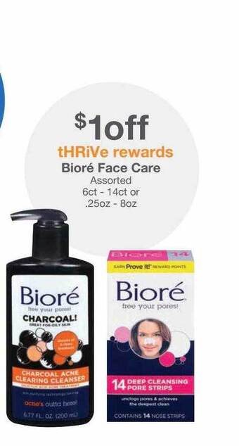 Kinney Drugs Bioré face care offer