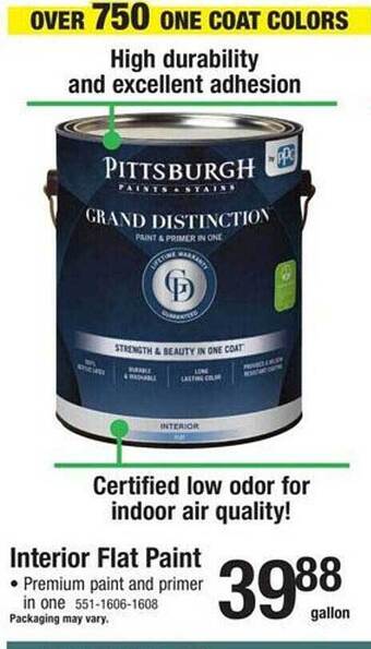 Michaels Interior flat paint offer