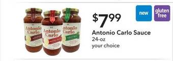 Publix Antonio carlo sauce offer